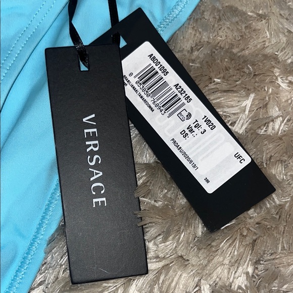 Versace Light Blue Bikini Set - Picture 3 of 6